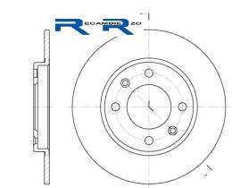 WOKING D612800 - Disco de freno