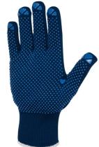 Juba PM3P214 - GUANTE NYLON®/ALGODÓN AZUL CON PUNTOS PVC AZULES EN PALMA.