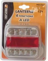 SODISE 17250 - LUZ TRASERA LED 12V 4 FUNCIONES