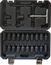SODISE 71946 - Juego de 26 llaves para tapones de drenaje